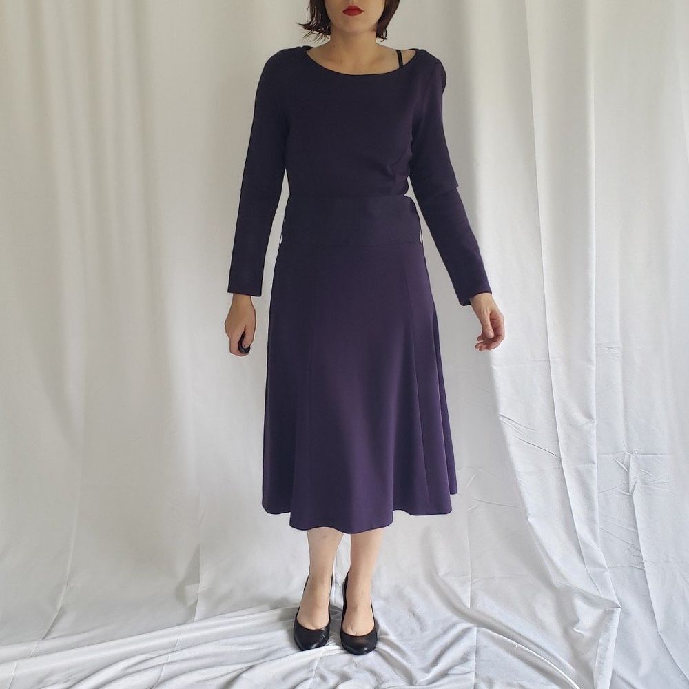 Talbots Purple Midi Dress‎